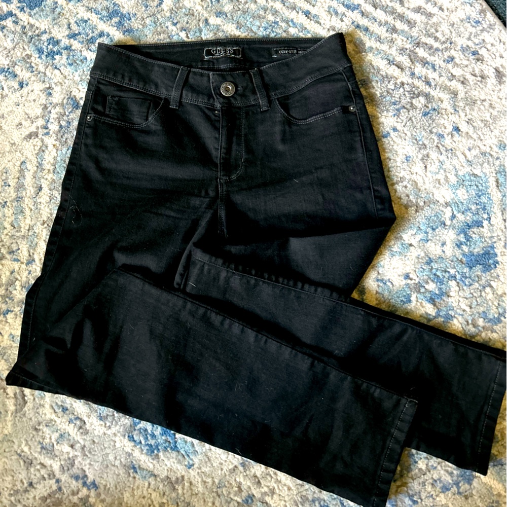 Guess Jeans Black Curve-ette Size 10